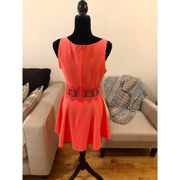 H&M Pink Sleeveless Tank Mini Dress Size 10 - Picture 3 of 5